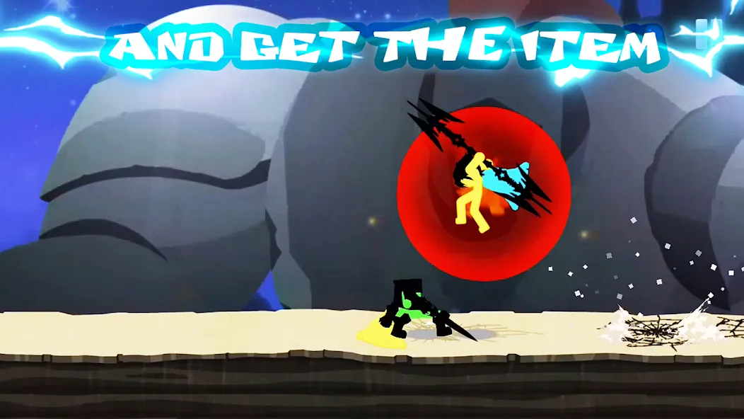 Stickman The Flash [MOD: много денег и мощное оружие] Screenshot 3