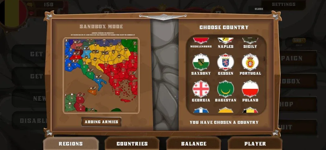 World conquest: Europe 1812 [MOD: безлимитные деньги и войска] Screenshot 2