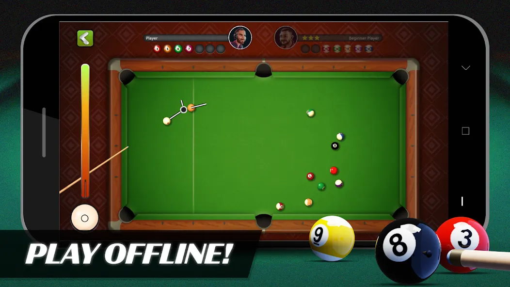 8 Ball Billiards Offline Pool [MOD: без рекламы и безлимитные монеты] Screenshot 1