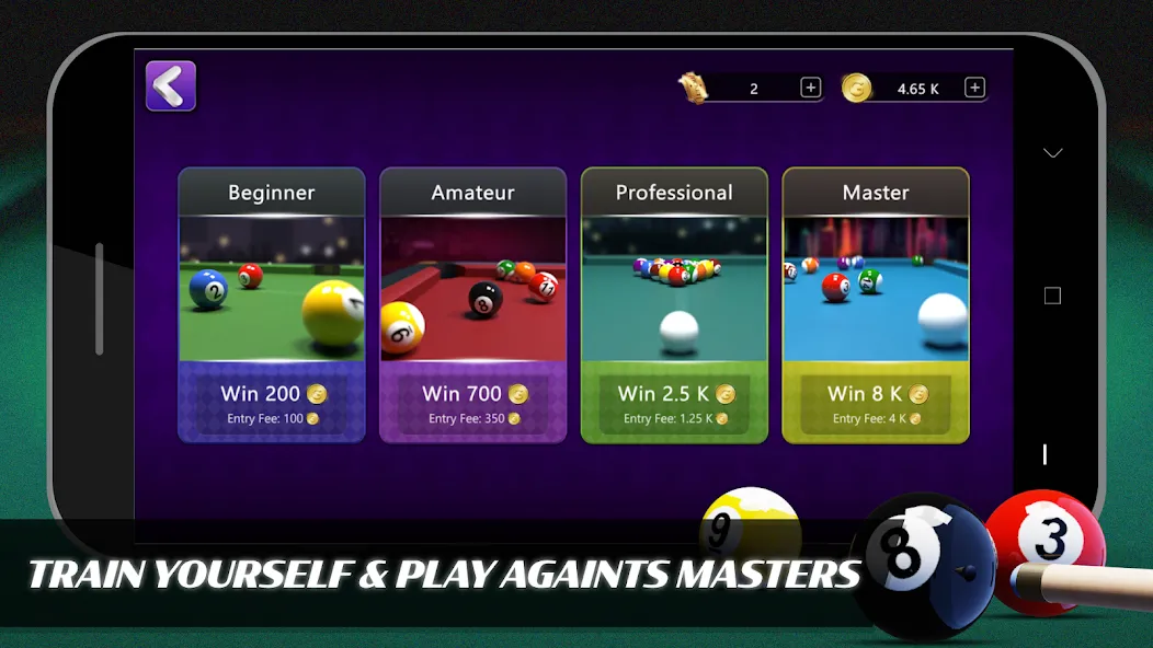 8 Ball Billiards Offline Pool [MOD: без рекламы и безлимитные монеты] Screenshot 2