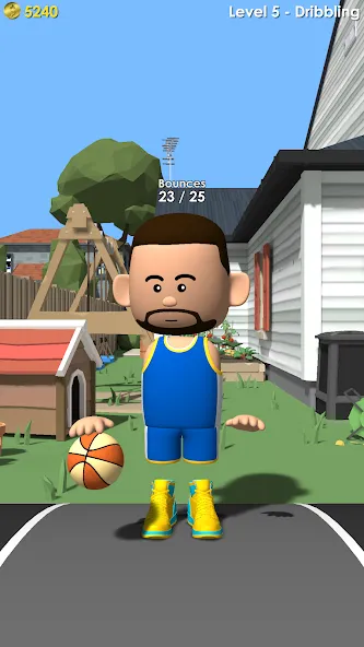 The Real Dribble [MOD: улучшенный дриблинг и безлимитная энергия] Screenshot 1