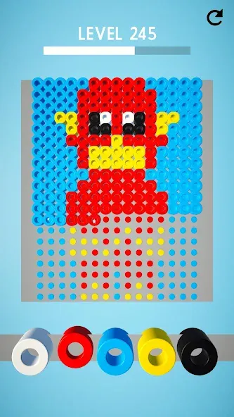 Hama Beads: Colorful Puzzles [MOD: безлимитные подсказки и все пазлы открыты] Screenshot 4