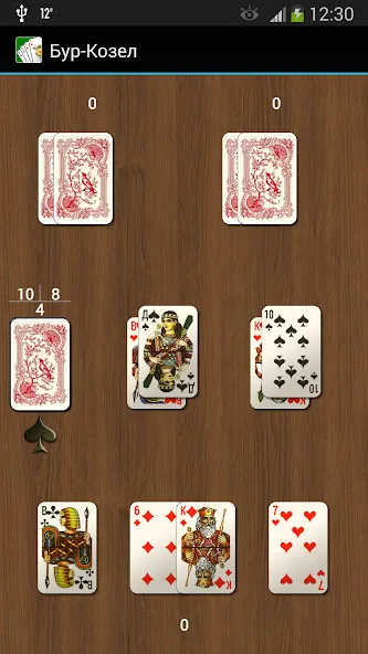 Карточная игра Бур-Козел [MOD: безлимитные монеты и подсказки] Screenshot 1