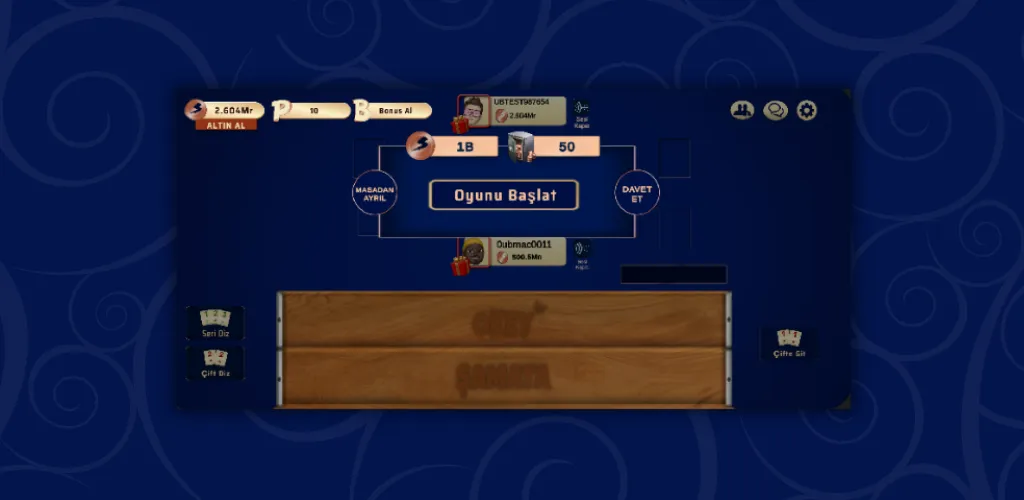 Okey Şamata - Sesli Sohbet [MOD: безлимитные монеты и голосовой чат] Screenshot 3