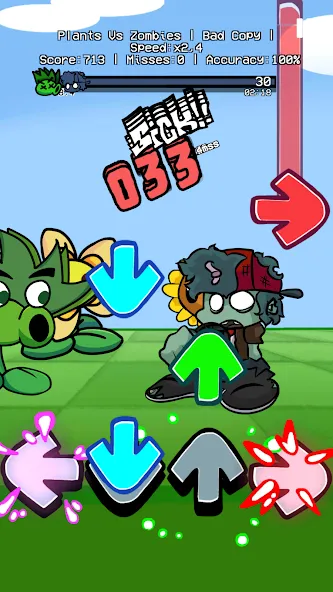 Plants vs Rappers Beat Battles [MOD: безлимитные деньги и все уровни открыты] Screenshot 3