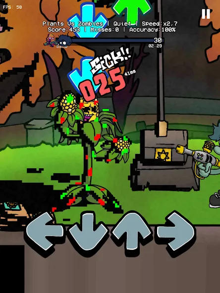 Plants vs Rappers Beat Battles [MOD: безлимитные деньги и все уровни открыты] Screenshot 5