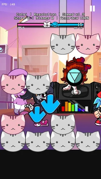 Beat VS PROJECT MSG Rebirth V1 [MOD: открыты все уровни и песни] Screenshot 4