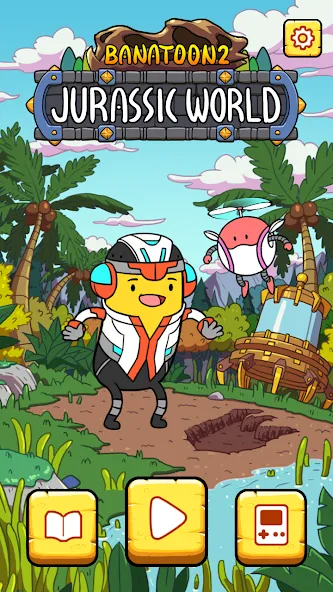 BANATOON2: Jurassic World! [MOD: безлимитные деньги и динозавры] Screenshot 1