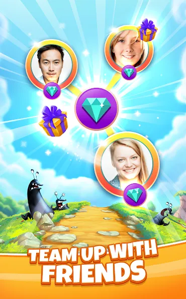Match 3 Game - Fiends Stars [MOD: безлимитные жизни и усилители] Screenshot 5