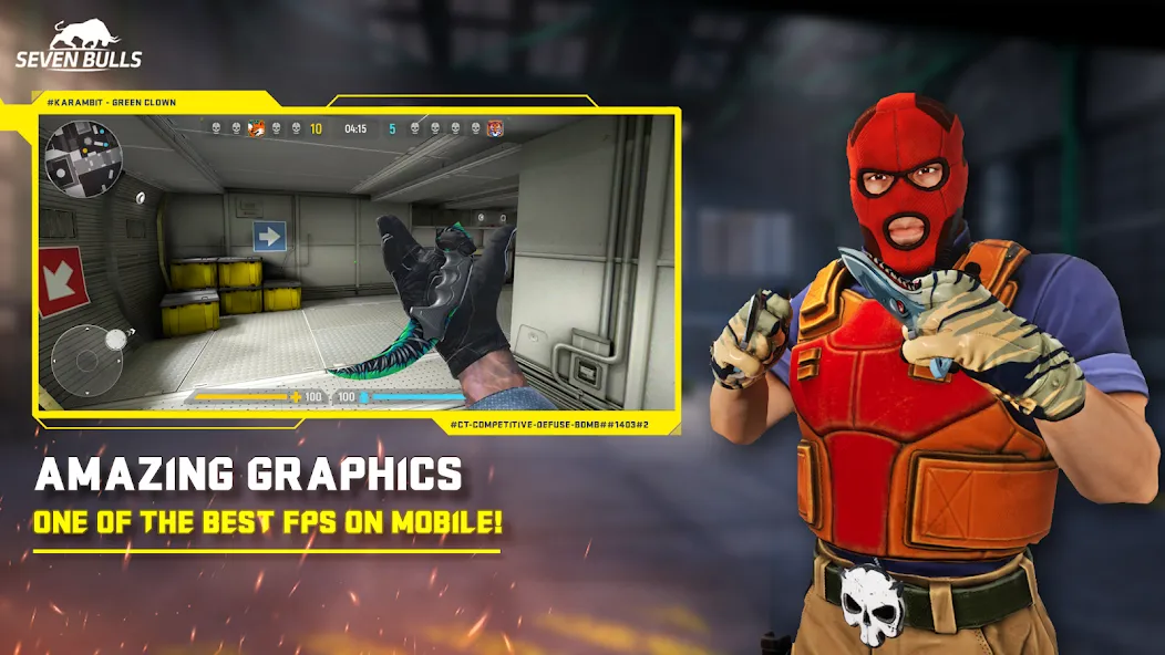 Counter Attack Multiplayer FPS [MOD: много денег и всё открыто] Screenshot 1