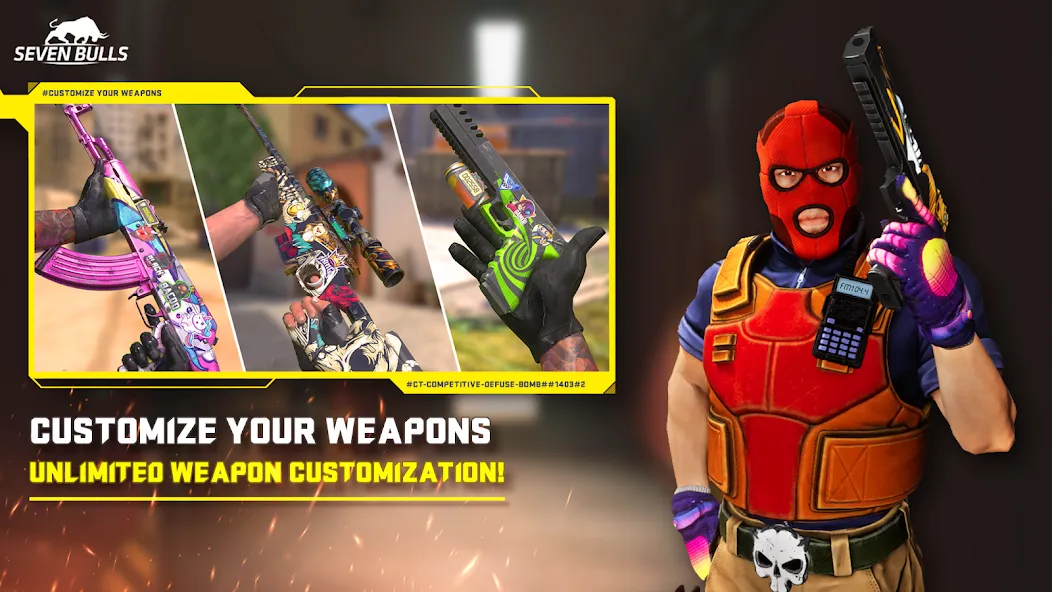 Counter Attack Multiplayer FPS [MOD: много денег и всё открыто] Screenshot 3