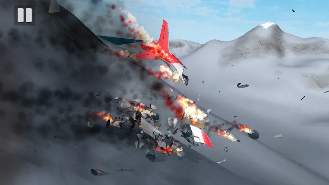 Plane Crash: Flight Simulator [MOD: безлимитные деньги и все самолёты открыты] Screenshot 3