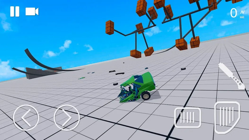 Russian Car Crash Simulator [MOD: безлимитные деньги и все машины] Screenshot 3