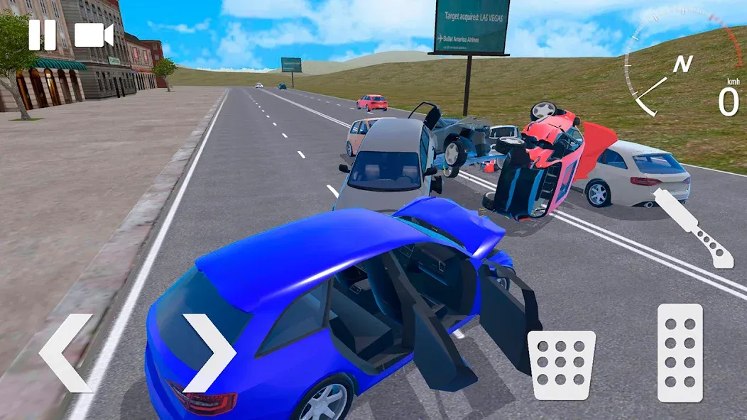 Traffic Crashes Car Crash [MOD: безлимитные деньги и машины] Screenshot 2