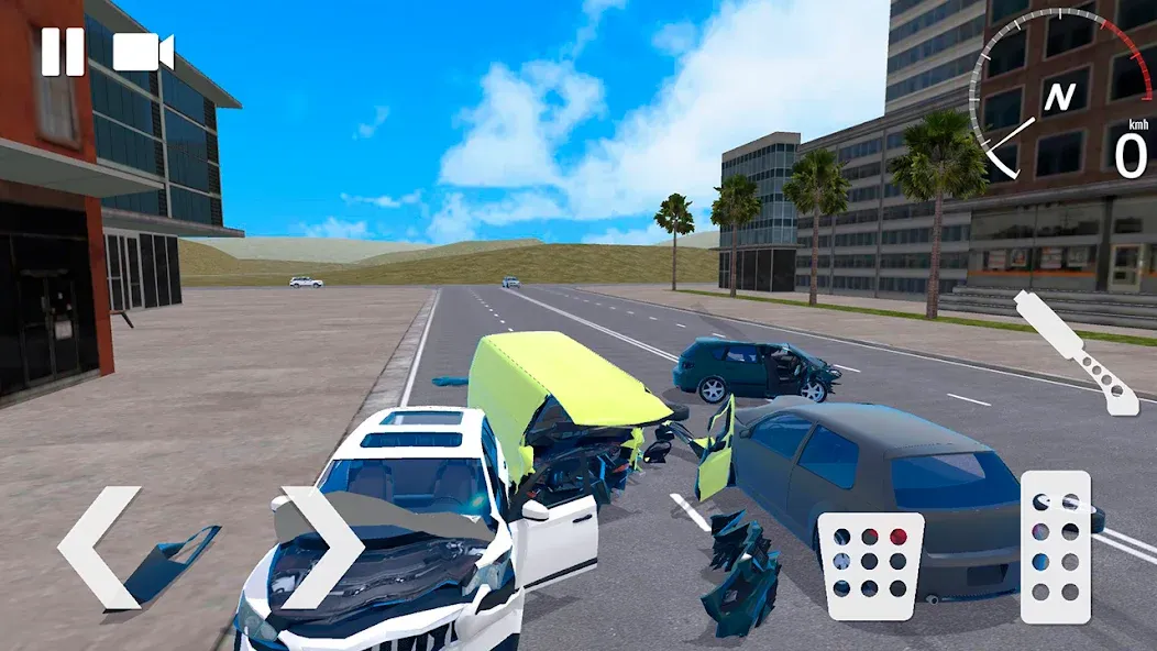 Traffic Crashes Car Crash [MOD: безлимитные деньги и машины] Screenshot 3