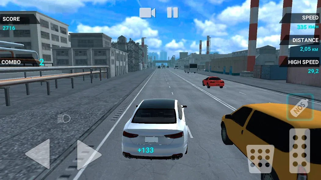 Traffic Racer Speeding Highway [MOD: безлимитные деньги и топливо] Screenshot 1