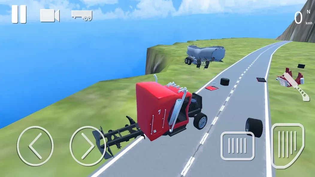Truck Crash Simulator Accident [MOD: безлимитные деньги и всё разблокировано] Screenshot 1