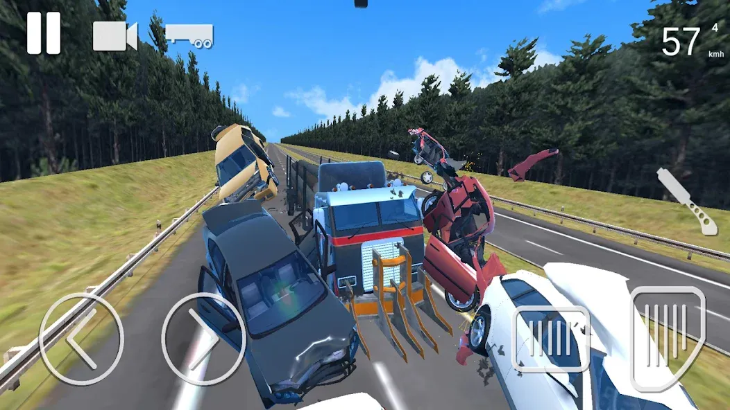 Truck Crash Simulator Accident [MOD: безлимитные деньги и всё разблокировано] Screenshot 2