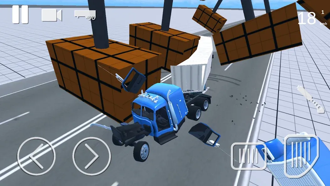 Truck Crash Simulator Accident [MOD: безлимитные деньги и всё разблокировано] Screenshot 3
