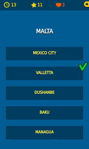 Capital Map Flag - geo quiz [MOD: все столицы и флаги открыты] Screenshot 5
