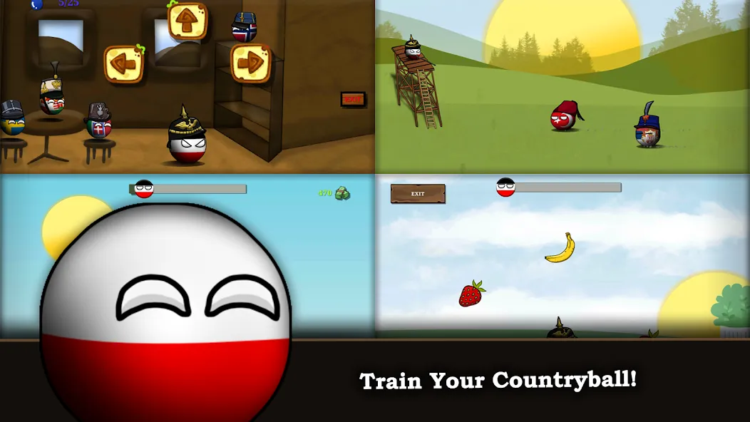 Countryball: Europe 1890 [MOD: безлимитные ресурсы и открыты все страны] Screenshot 4