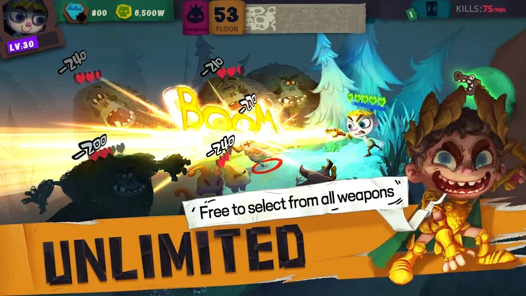 Solo Knight [MOD: много золота и алмазов] Screenshot 2