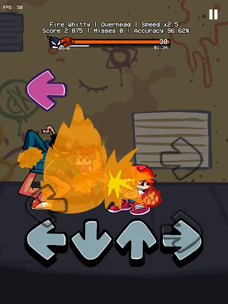 Music Battle Fire Fight Whitty [MOD: новые музыкальные битвы с whitty] Screenshot 3