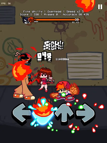 Music Battle Fire Fight Whitty [MOD: новые музыкальные битвы с whitty] Screenshot 5