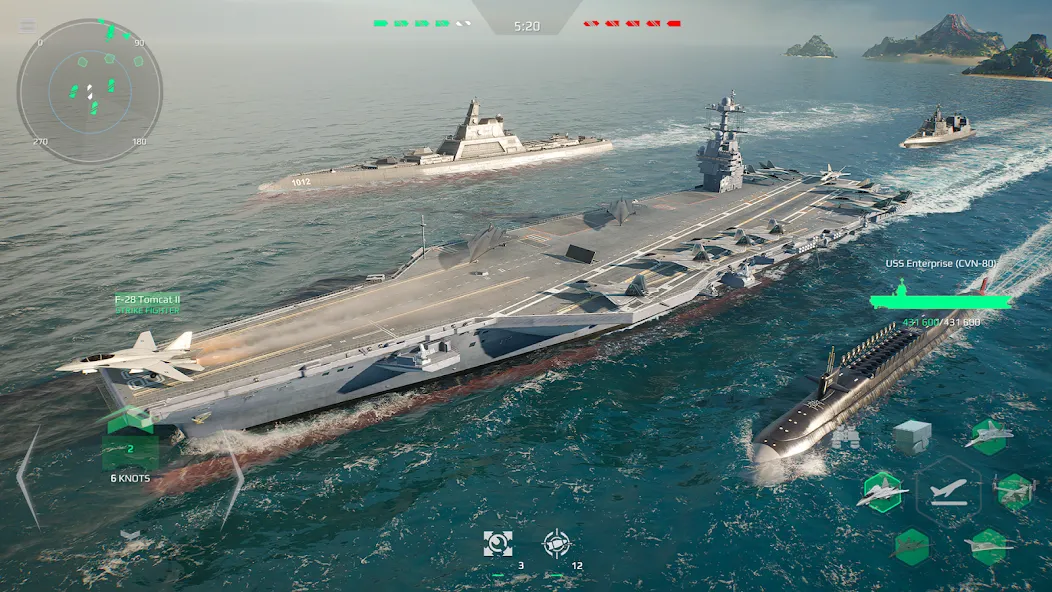 Modern Warships: Naval Battles [MOD: безлимитные деньги и боеприпасы] Screenshot 2
