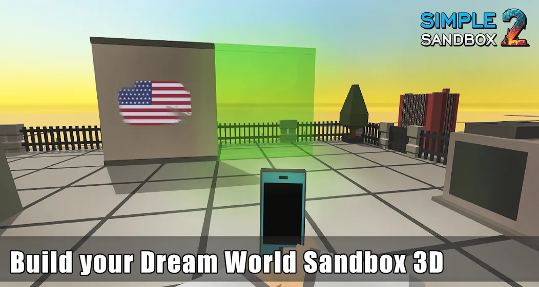 Simple Sandbox 2 [MOD: много оружия и неограниченные ресурсы] Screenshot 1