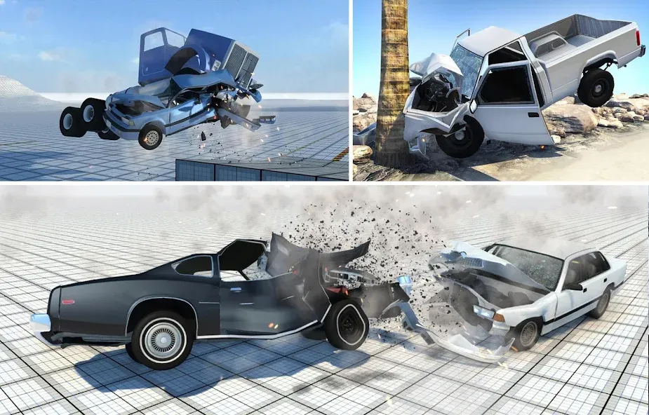 Car Crash Damage Engine Wreck [MOD: реалистичные аварии и разрушения] Screenshot 3