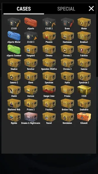 Case Simulator 2 [MOD: безлимитные деньги и все кейсы открыты] Screenshot 3