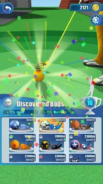 Golf Hit [MOD: безлимитные деньги и точные удары] Screenshot 4