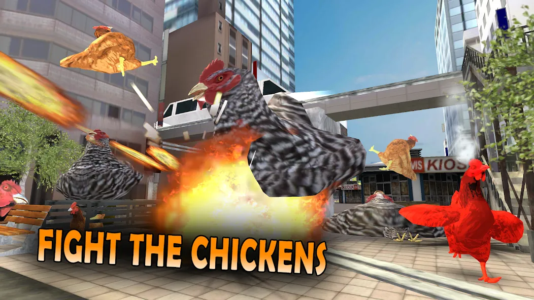 Cluck Shot: Chicken War FPS [MOD: безлимитные патроны и усиленный урон] Screenshot 2
