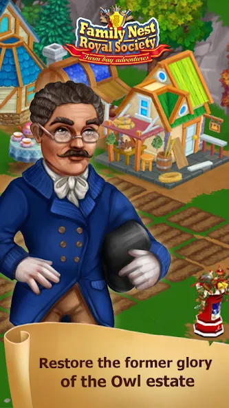 Family Nest: Royal Farms [MOD: безлимитные ресурсы и ускоренное строительство] Screenshot 3