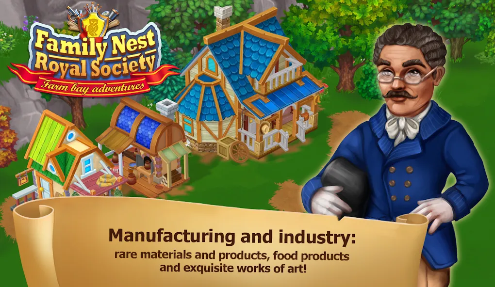 Family Nest: Royal Farms [MOD: безлимитные ресурсы и ускоренное строительство] Screenshot 4