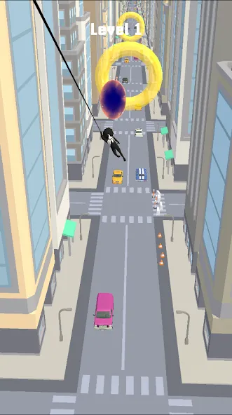Web Slinging Race [MOD: безлимитные деньги и все уровни открыты] Screenshot 1