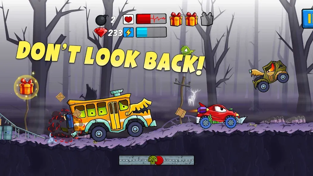 Car Eats Car - Apocalypse Race [MOD: безлимитные деньги и топливо] Screenshot 2