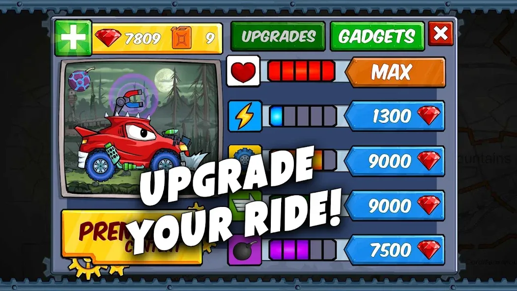 Car Eats Car - Apocalypse Race [MOD: безлимитные деньги и топливо] Screenshot 3