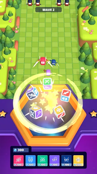 Dice Roll Defense [MOD: безлимитные деньги и бонусы] Screenshot 1