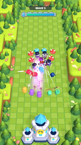 Dice Roll Defense [MOD: безлимитные деньги и бонусы] Screenshot 2