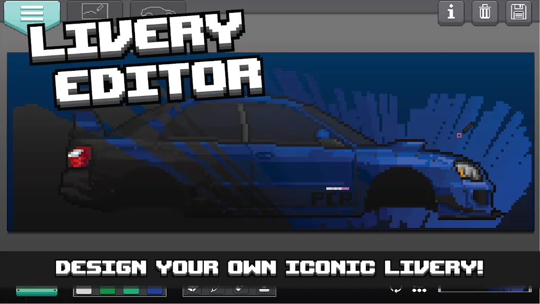 Pixel Car Racer [MOD: безлимитные деньги и топливо] Screenshot 5