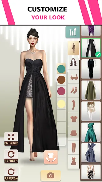 Doll Dress Up:Makeover Girls [MOD: безлимитные монеты и все наряды] Screenshot 4