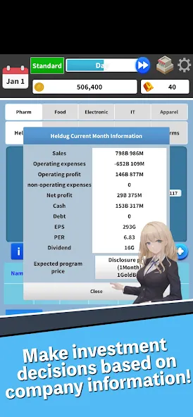 Stock Game - Capitalism [MOD: безлимитные деньги и акции] Screenshot 2