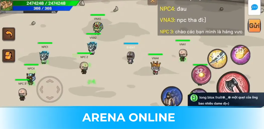 Chibi Survivor Online [MOD: безлимитные ресурсы и открытые уровни] Screenshot 3
