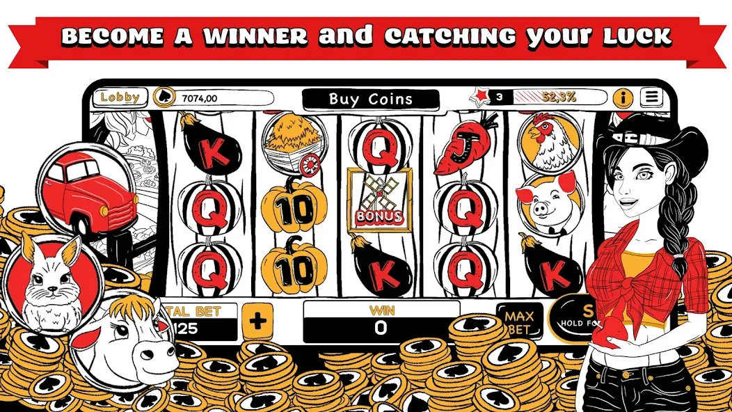 B&amp;W Casino [MOD: безлимитные монеты и разблокированы все столы] Screenshot 3