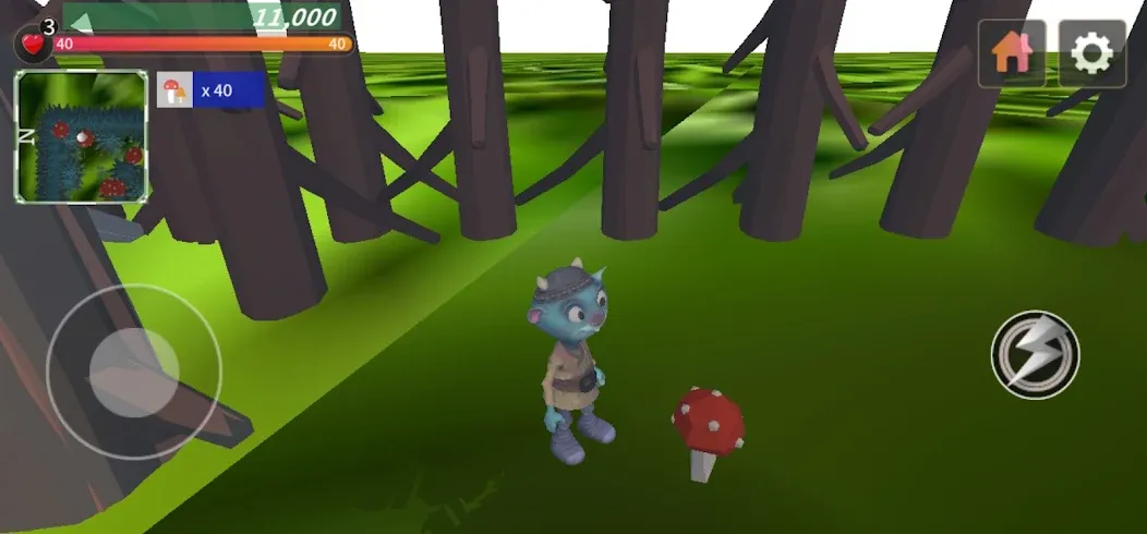 Forest Dimensions [MOD: новые измерения и бесконечные ресурсы] Screenshot 1