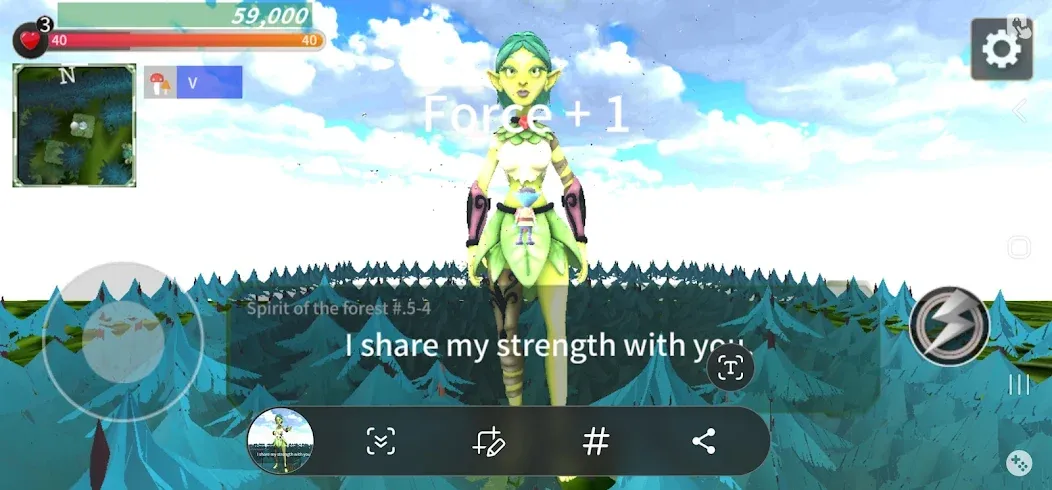 Forest Dimensions [MOD: новые измерения и бесконечные ресурсы] Screenshot 2