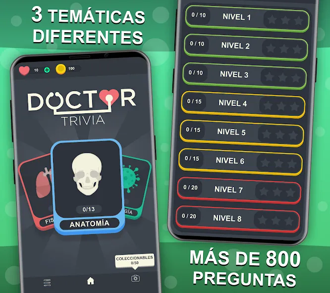 Doctor Trivia - Quiz Medicina [MOD: открыты все вопросы и подсказки] Screenshot 2