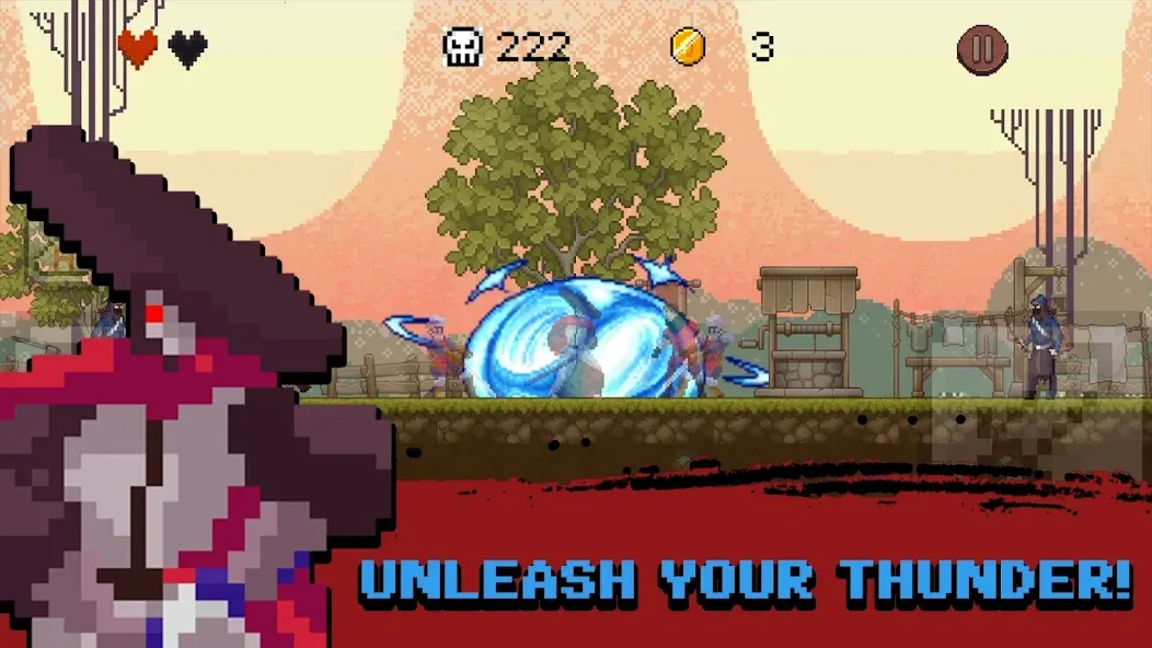 Thunder Samurai Defend Village [MOD: безлимитные деньги и энергия] Screenshot 4
